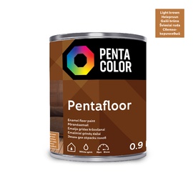 Grīdas krāsa Pentacolor Pentafloor, gaiši brūni, 0.9 l