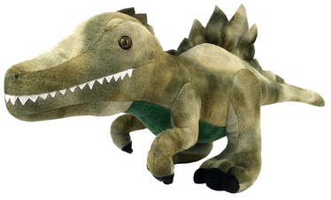 Mīkstā rotaļlieta Wild Planet Spinosaurus, zaļa, 22 cm