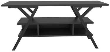 TV galds Kalune Design Minerva, melna/antracīta, 35 cm x 120 cm x 55 cm
