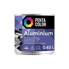 Emailvärv Pentacolor Aliuminium, 0.45 l, hõbedane