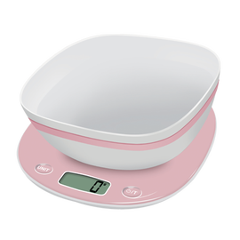 Elektrooniline köögikaal Terraillon Macaron Pink+ Bowl, roosa