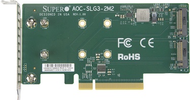 Išplėtimo kortelė Supermicro AOC-SLG3-2M2-O