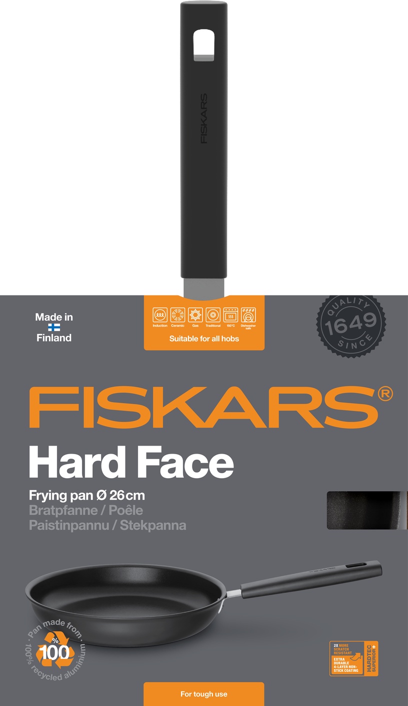 Praepann Fiskars Hard, 26 cm, alumiinium