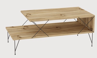 Журнальный столик Kalune Design Loire, дубовый, 1000 мм x 500 мм x 400 мм