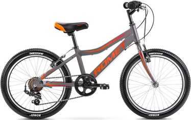 Детский велосипед Romet Rambler Kid 1, красный/графитовый, 10", 20″