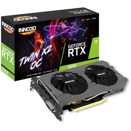 Vaizdo plokštė Inno3D GeForce RTX 3050 N30502-08D6X-1711VA41, 8 GB, GDDR6