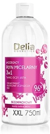Micelārais ūdens sievietēm Delia Cosmetics 3in1 XXL, 750 ml