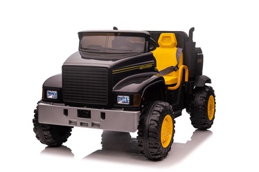 Juhtmevaba auto LEAN Toys JC222, must/kollane