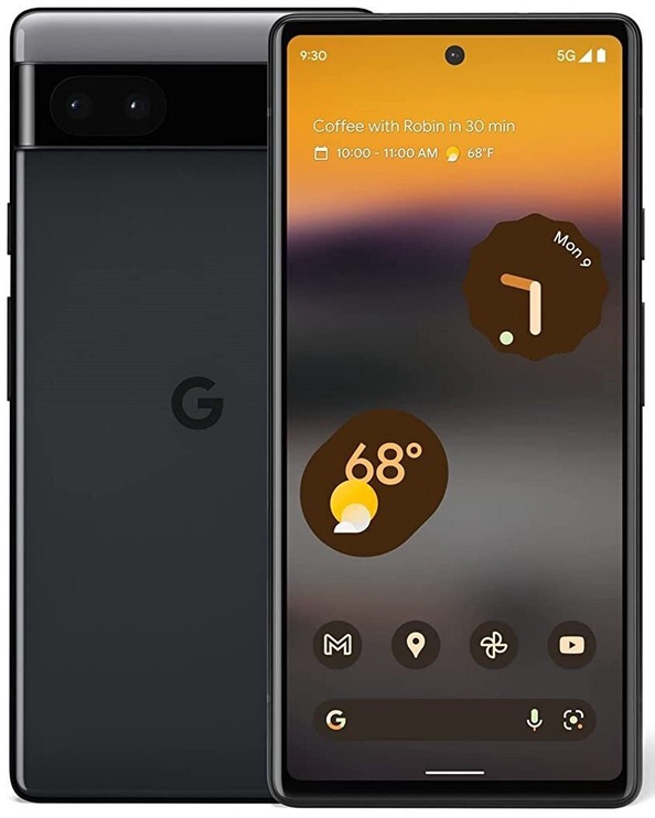 Мобильный телефон Google Pixel 6a, черный, 6GB/128GB
