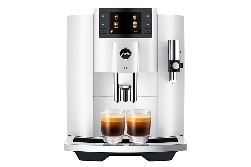 Automātiskais kafijas automāts JURA E8 Piano White (EC)