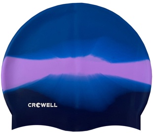 Ujumismüts Crowell Multi Flame, sinine/violetne