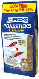 Корм для рыб Prodac PondStick Color, 7.5 кг