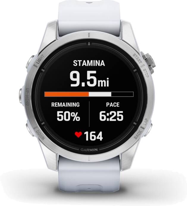 Viedais pulkstenis Garmin epix™ (Gen 2) Pro, balta