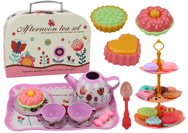 Mängu teekomplekt, köögi mänguasjad Lean Toys Afternoon, mitmevärviline