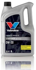 Машинное масло Valvoline Synpower MST FE C2 0W - 30, синтетический, для легкового автомобиля, 5 л