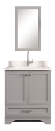Комплект мебели для ванной Kalune Design Yellowstone 30, серый, 54 x 75 см x 86 см