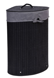 Veļas kaste Laundry Basket, 60 l, melna