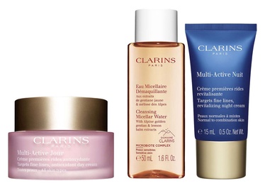 Sejas kopšanas līdzekļu komplekts sievietēm Clarins Multi-Active, 115 ml, sievietēm