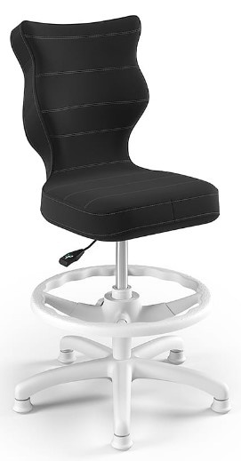 Bērnu krēsls Petit White VT17 Size 3 HC+F, melna/antracīta, 550 mm x 765 - 895 mm