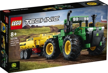Konstruktors LEGO Technic John Deere 9620R 4WD traktors 42136