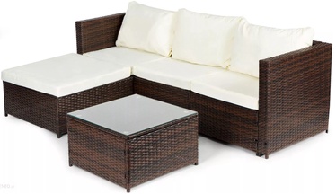 Комплект уличной мебели Garden Select Oldesio, коричневый/бежевый, 3 места