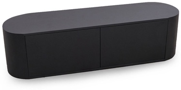 TV-laud Kalune Design Arc, must, 150 cm x 40 cm x 40 cm
