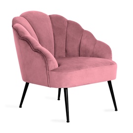 Atzveltnes krēsls Homla Ariel Basic, rozā, 65 cm x 71 cm x 76 cm