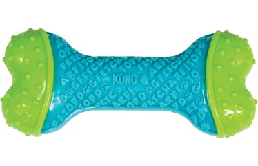 Rotaļlieta sunim Kong Core Strenght Bone 517614, 18 cm, zila/zaļa, M/L