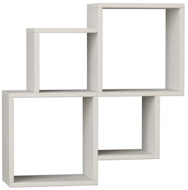 Настенная полка Kalune Design Oyo 855DTE1712, белый, 22 см x 100 см x 72 см