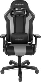 Игровое кресло DXRacer King OH/KA99, 48 x 42 x 135 - 142 см, черный/серый
