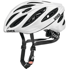 Велосипедный шлем универсальный Uvex Boss Race, белый, 52-56 см