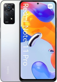 Mobiiltelefon Xiaomi Redmi Note 11 Pro, valge, 6GB/64GB