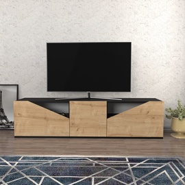 TV galds Kalune Design Carson, brūna/antracīta, 35.3 cm x 160 cm x 40 cm