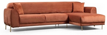 Stūra dīvāns Hanah Home Image, brūna, labais, 169 x 287 cm x 85 cm