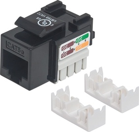 Ühendus Intellinet UTP, Black, Punch-down Cat5e Keystone Jack, valge/must