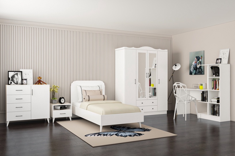 Комплект мебели для спальни Kalune Design Lavinia 507, комнатные, белый