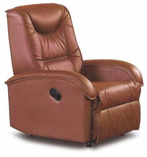 Atzveltnes krēsls Jeff V-CH-JEFF-FOT-BRĄZOWY-ECO, brūna, 93 cm x 85 cm x 101 cm