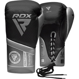 Boksa cimdi RDX Mark Pro Fight Tri Korta 1, sudraba, 8 oz
