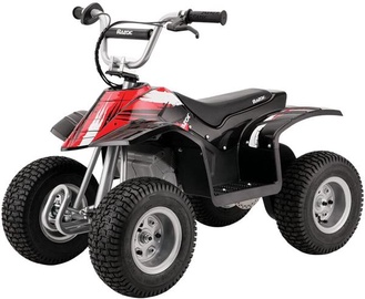 Vaikiškas elektromobilis - keturratis Razor Dirt Quad, juoda/raudona