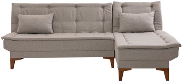 Dīvāngulta Hanah Home Santo, krēmkrāsa, kreisais, 85 x 225 cm x 86 cm