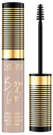 Uzacu tuša Eveline Brow & Go!, 6 ml, brūna