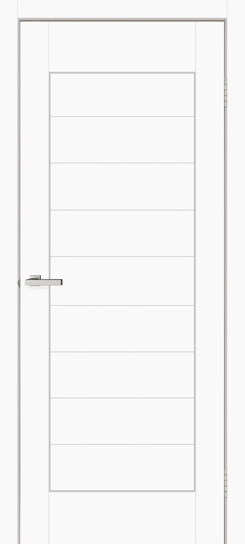 Siseukseleht BIT, universaalne, valge, 200 x 60 x 4 cm