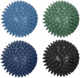 Набор массажных шариков. Spokey Grespi, синий/черный/зеленый/голубой, 6.5 см