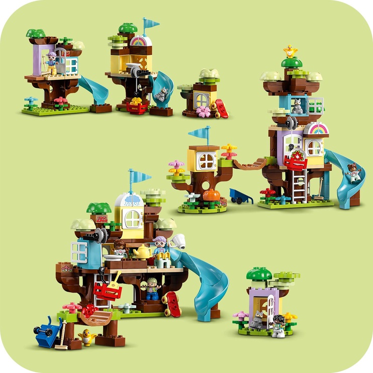 Konstruktor LEGO® DUPLO® Kolm-ühes metsamajake 10993, 126 tk