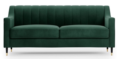 Dīvāns Homede Pepper, tumši zaļa, 170 x 82 cm x 78 cm