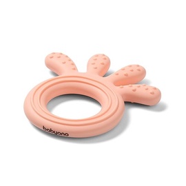 Bērnu košļājamās rotaļlietas BabyOno Octopus, rozā