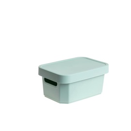 Коробка для вещей Domoletti, голубой, 26 x 18 x 12 см
