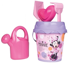 Smilšu kastes rotaļlietu komplekts Smoby Minnie, rozā, 170 mm x 170 mm