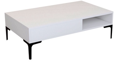Журнальный столик Kalune Design Istanbul, белый, 105 см x 60 см x 32.6 см