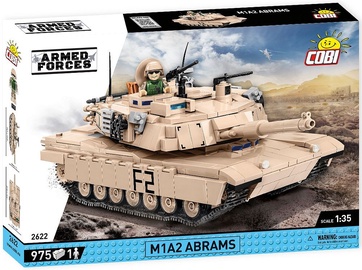 Konstruktorius Cobi Armed Forces M1A2 Abrams 2622, plastikas